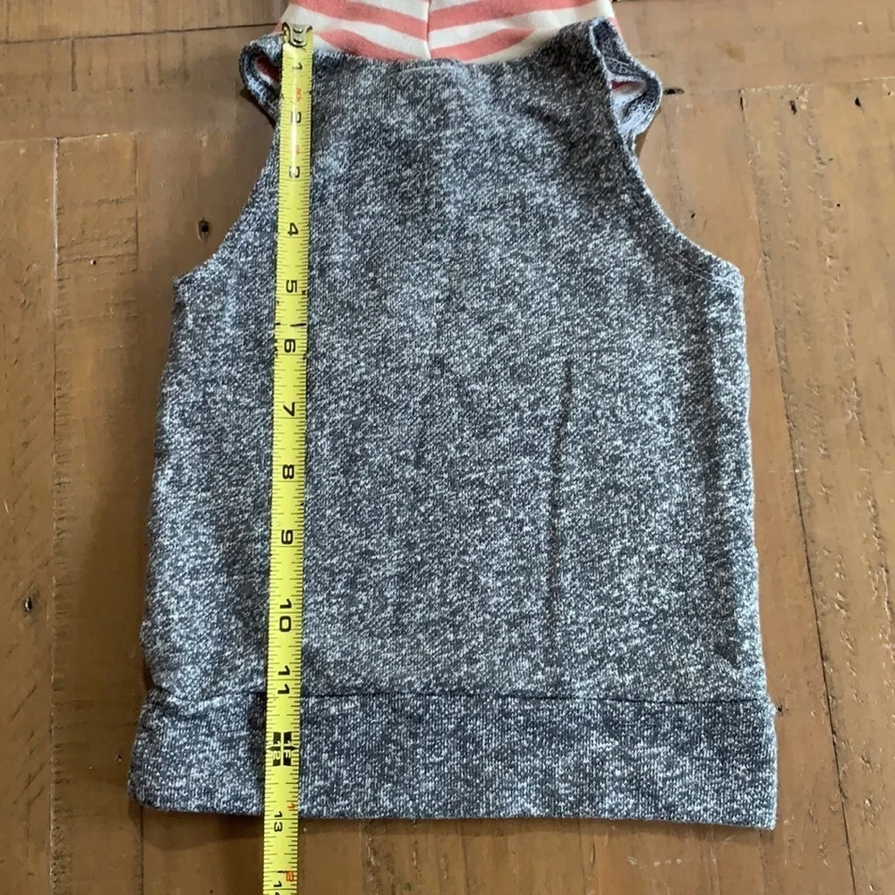 Lulu + roo striped hooded sleeveless vest - Picture 4 of 8